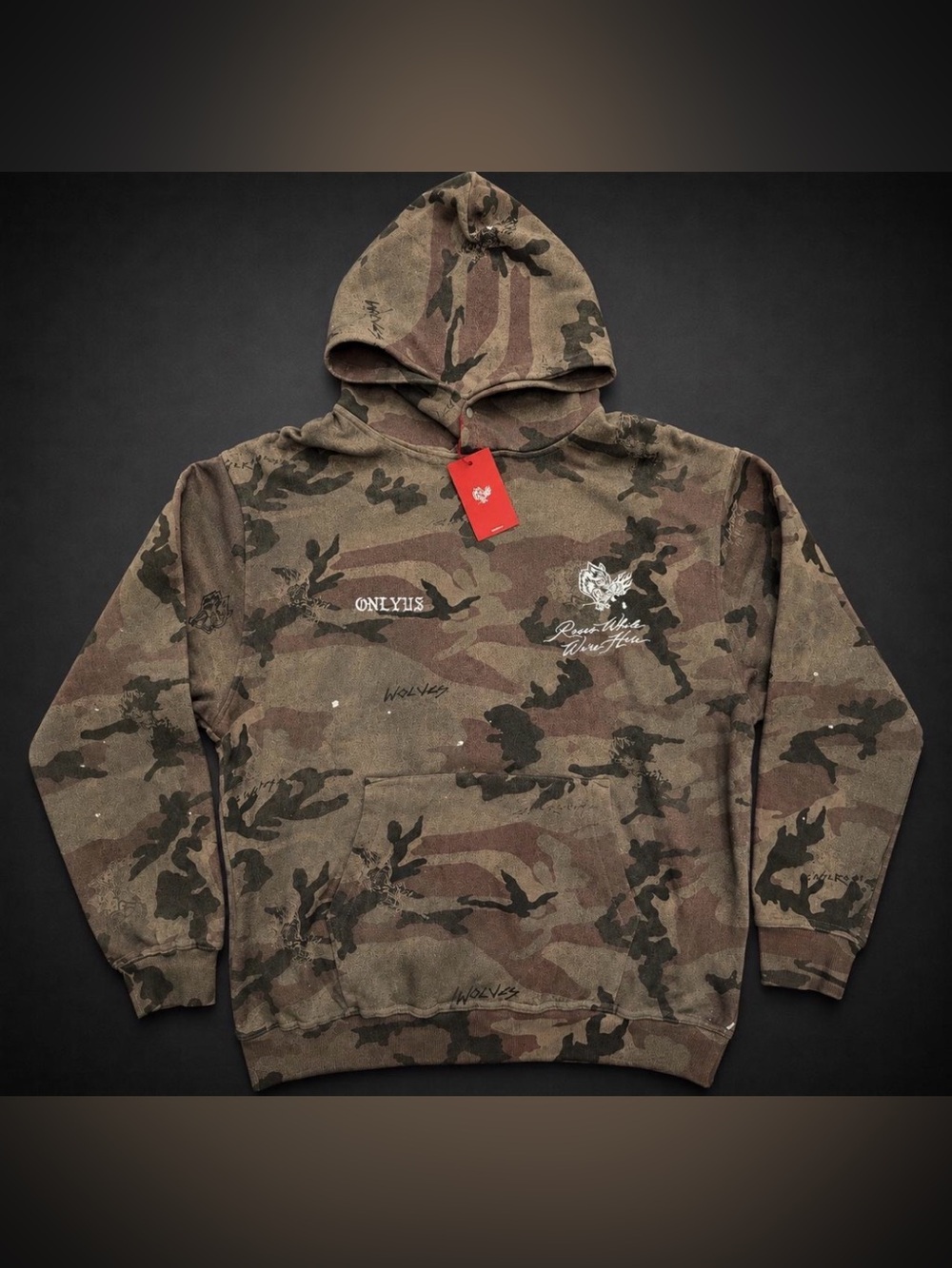 Darc Sport x Civil Regime Camo Skull Rose Hoodie (RED TAG!) - Size L - NWT - Picture 2 of 5